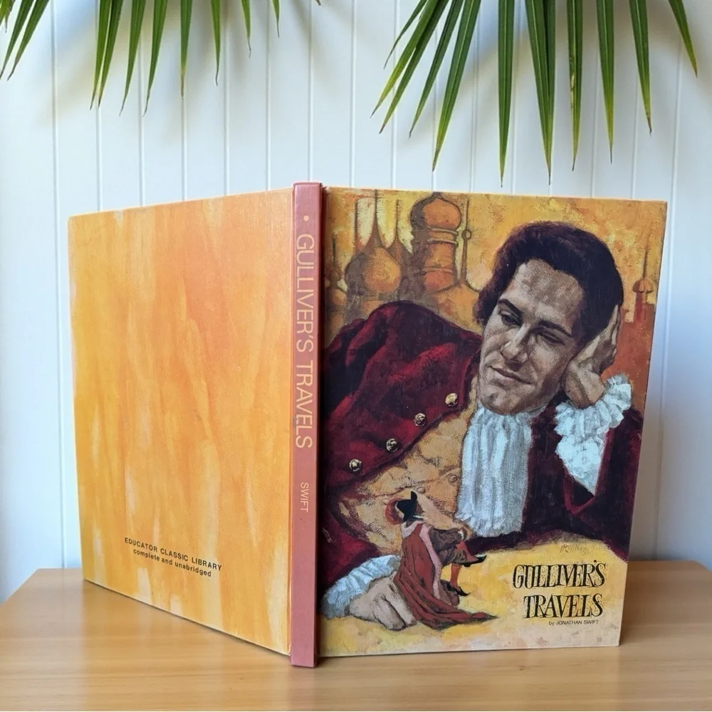Vintage 1970 Gulliver’s Travels | Educator Classic Library Hardcover Book